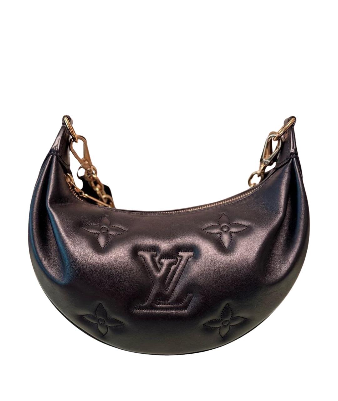 LOUIS VUITTON Черная кожаная сумка через плечо, фото 1