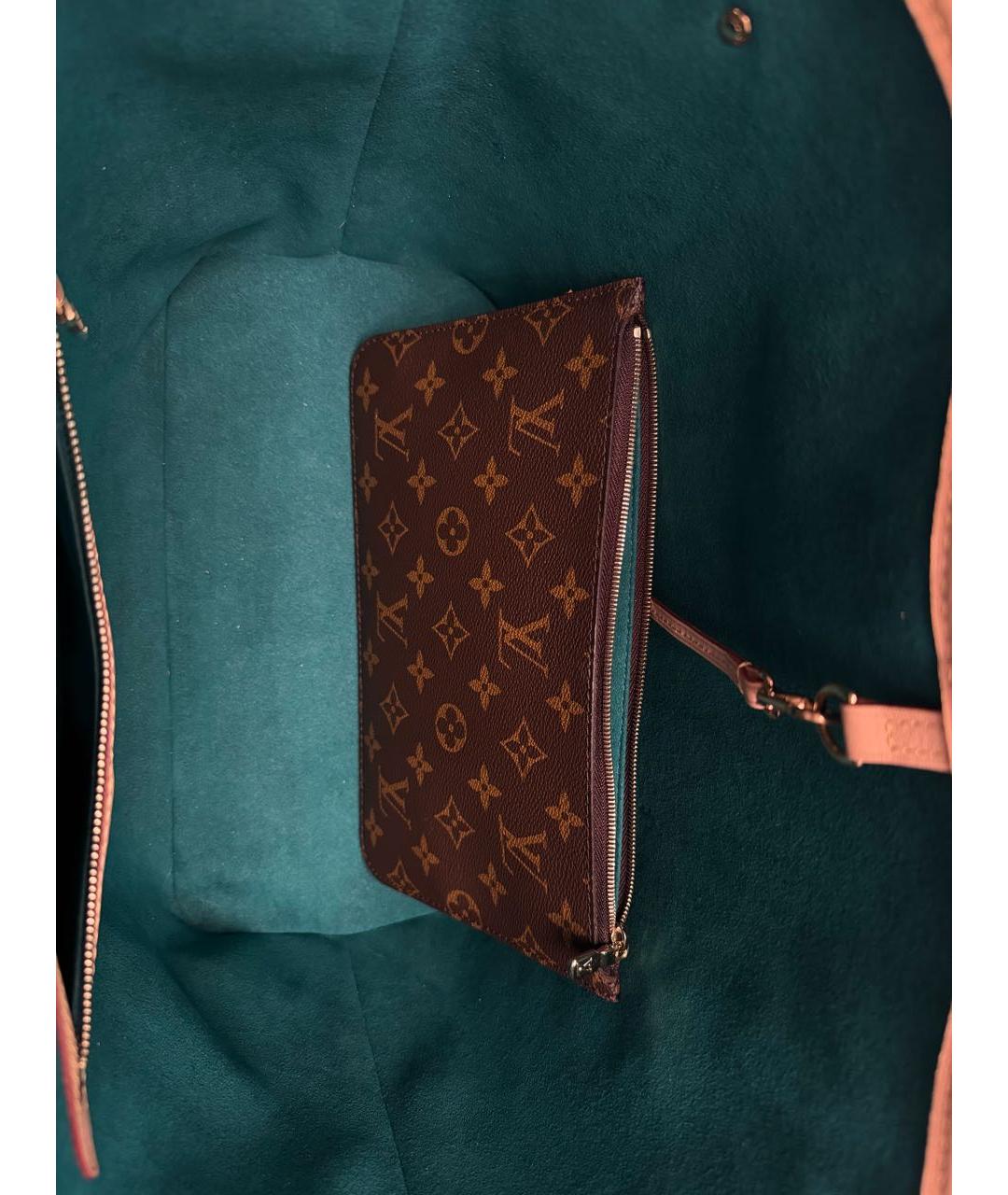 LOUIS VUITTON Коричневая сумка тоут, фото 4