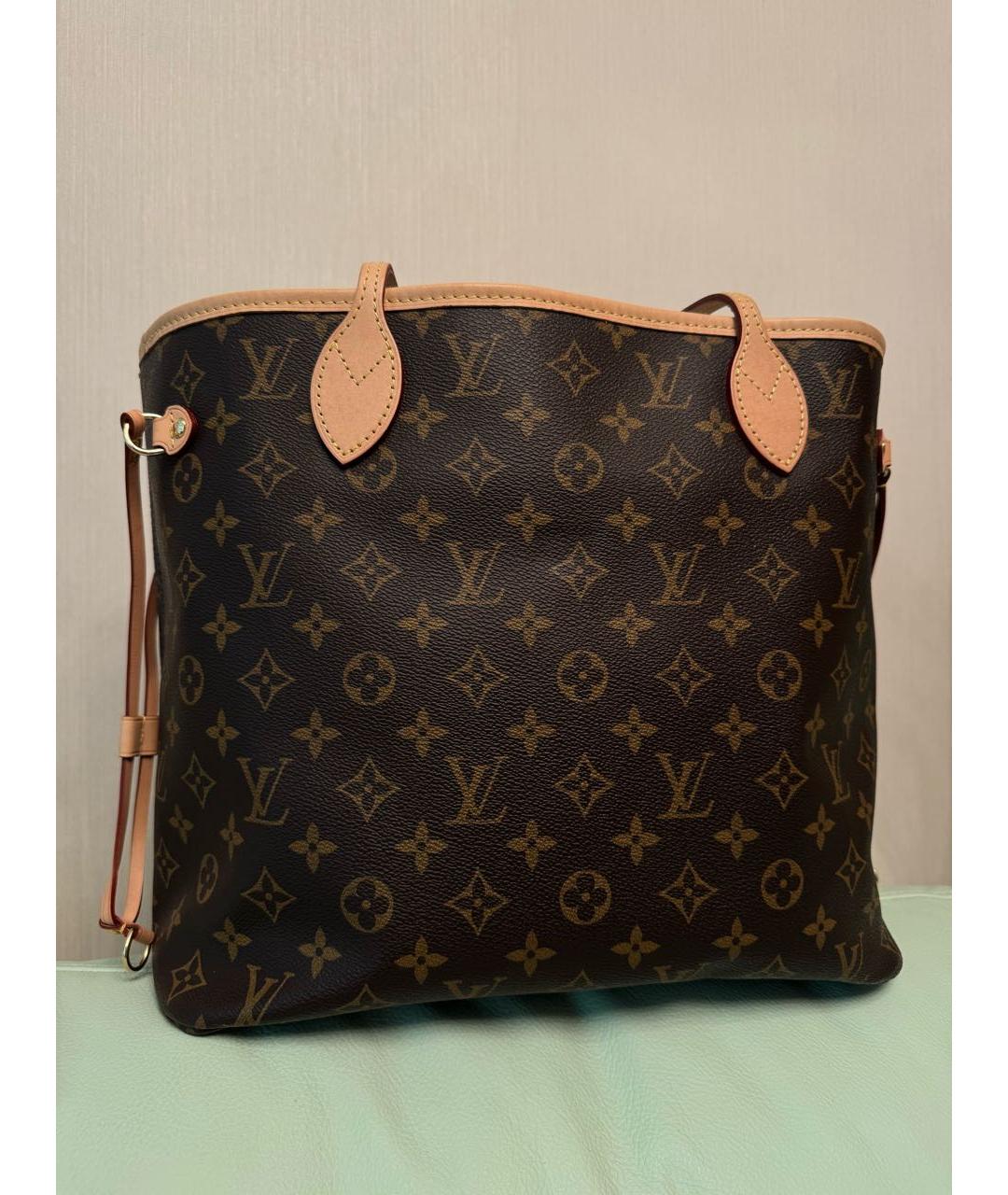 LOUIS VUITTON Коричневая сумка тоут, фото 2