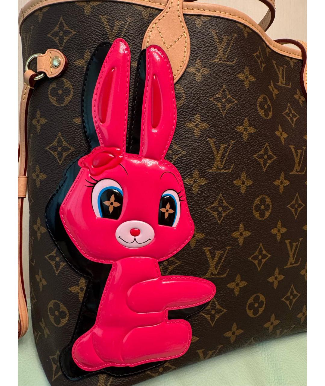 LOUIS VUITTON Коричневая сумка тоут, фото 3