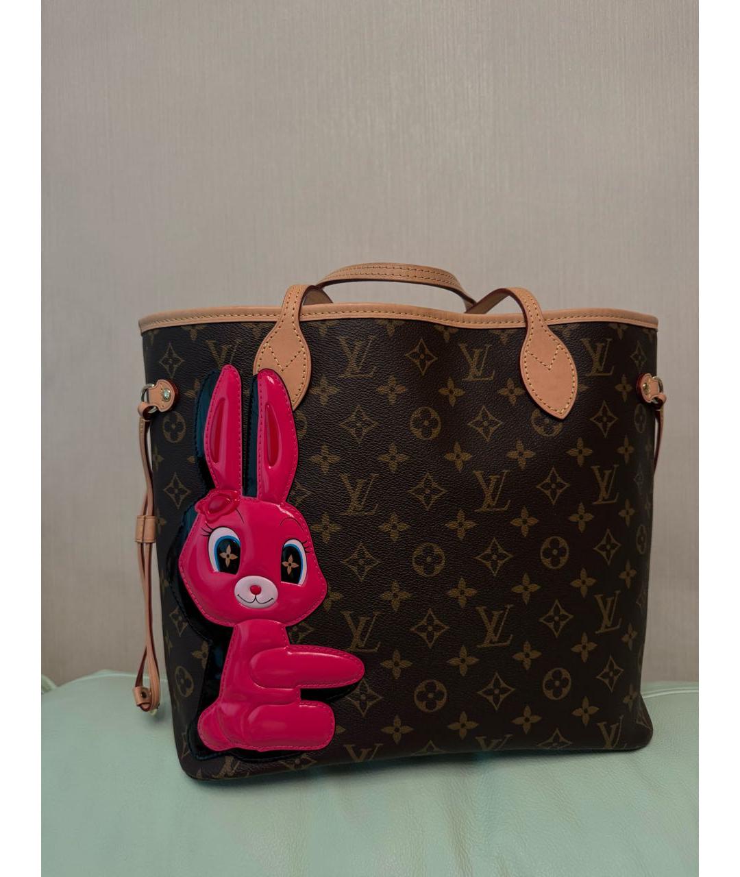 LOUIS VUITTON Коричневая сумка тоут, фото 5