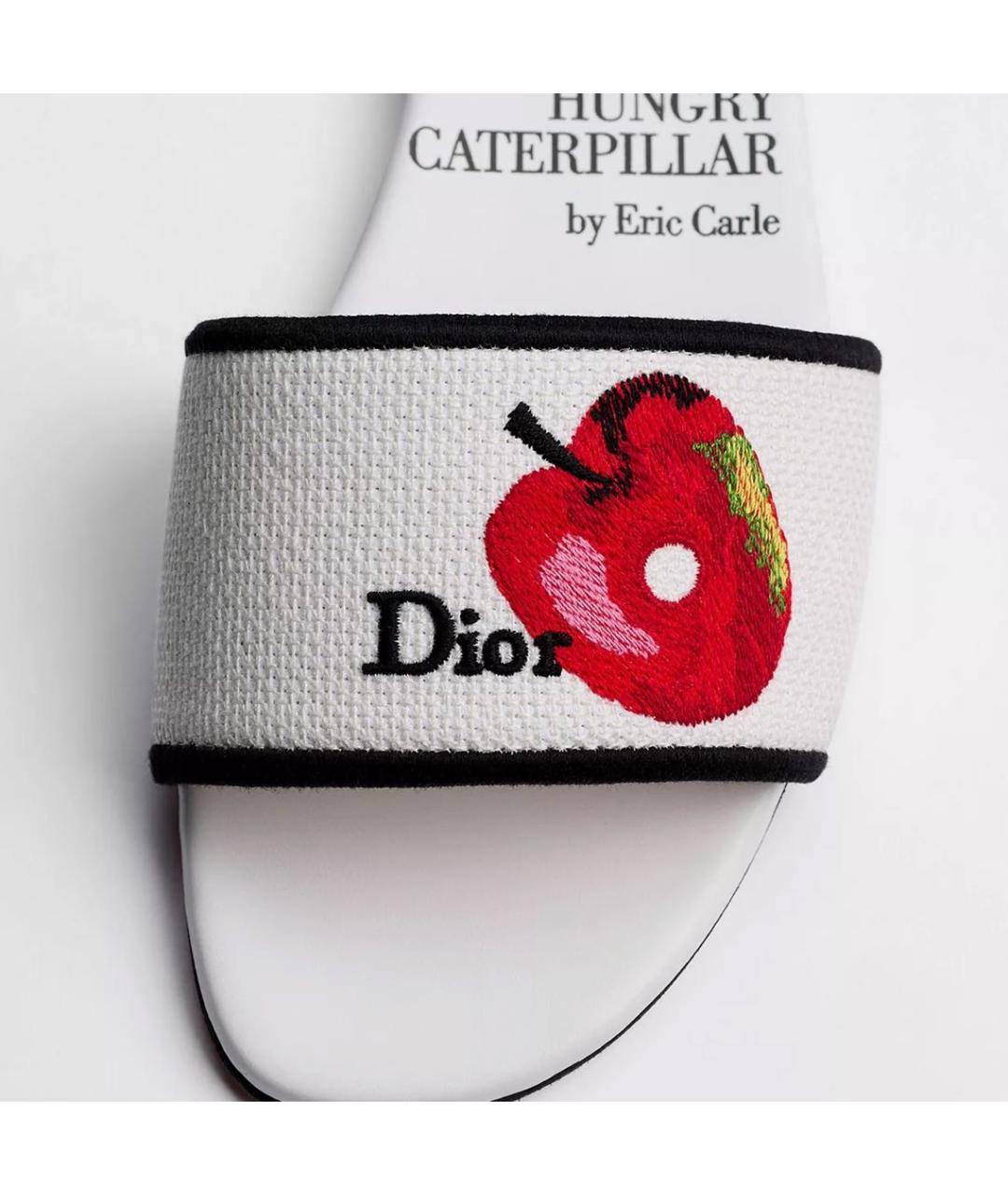 CHRISTIAN DIOR Белые мюли, фото 2