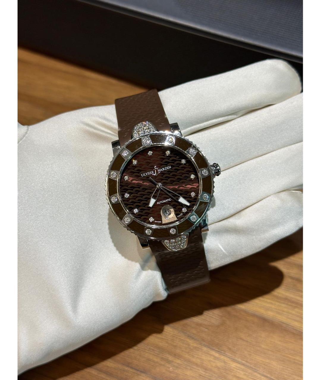 Ulysse Nardin Коричневые металлические часы, фото 5
