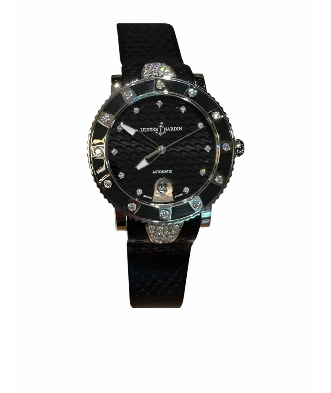 Ulysse Nardin Черные металлические часы, фото 1