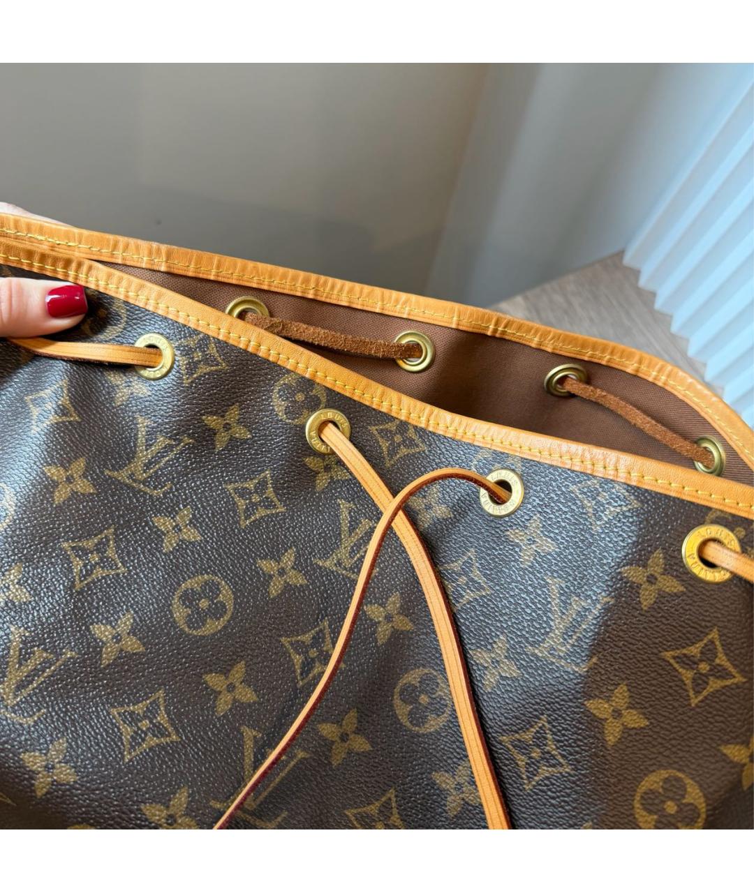 LOUIS VUITTON Коричневая сумка через плечо, фото 7