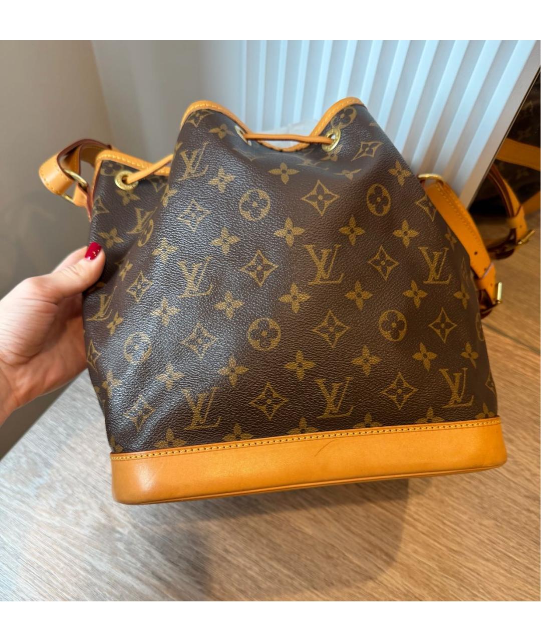 LOUIS VUITTON Коричневая сумка через плечо, фото 4