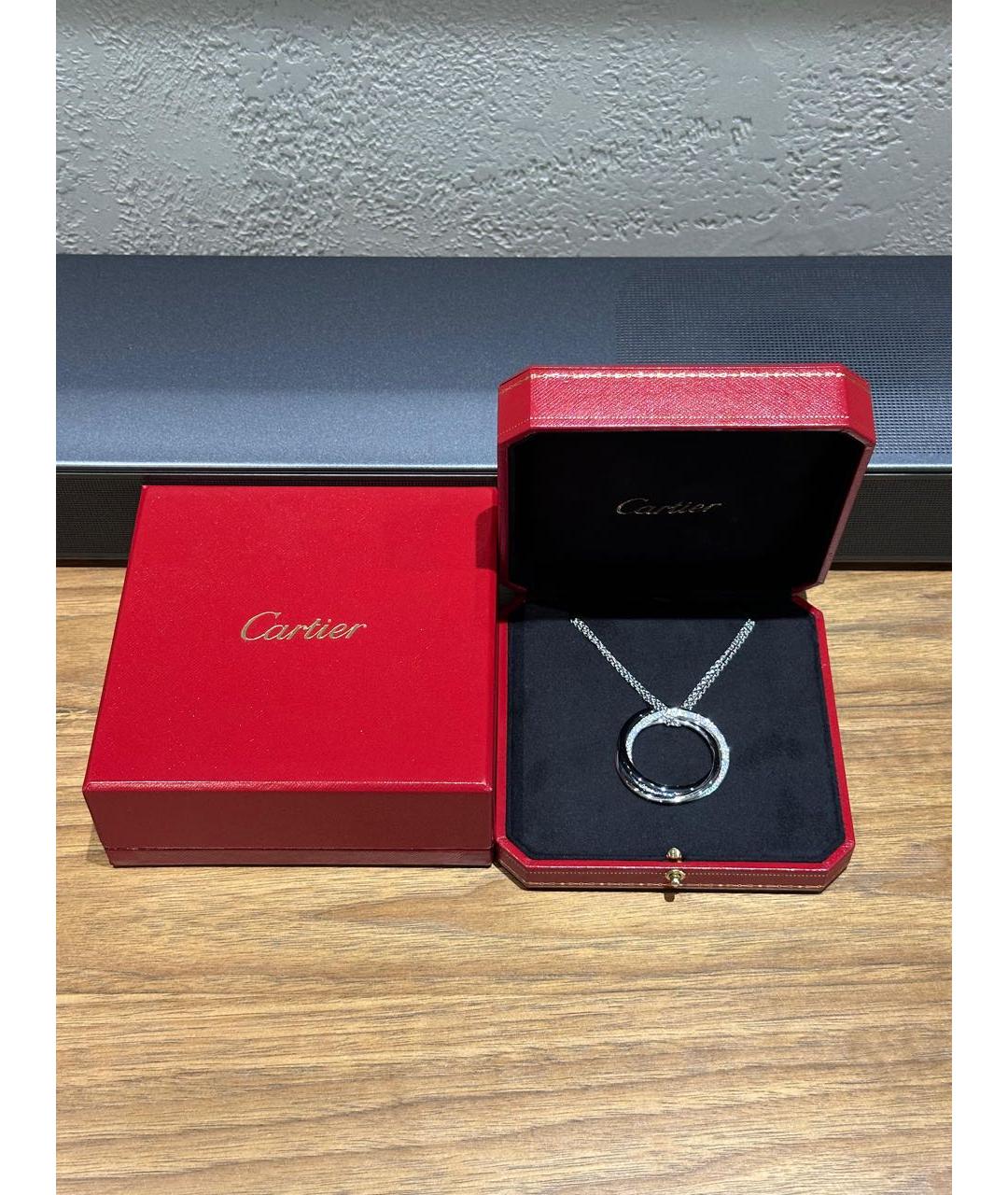 CARTIER Серебряная подвеска из белого золота, фото 4