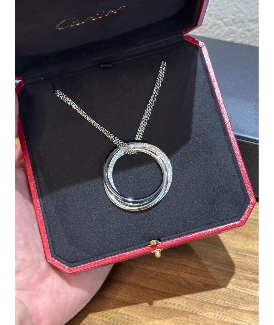 CARTIER Серебряная подвеска из белого золота, фото 5