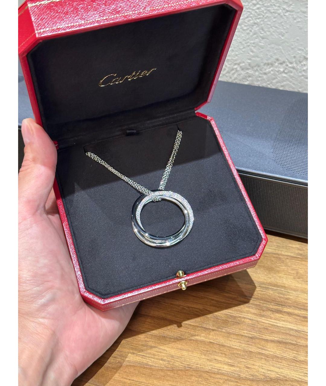 CARTIER Серебряная подвеска из белого золота, фото 2