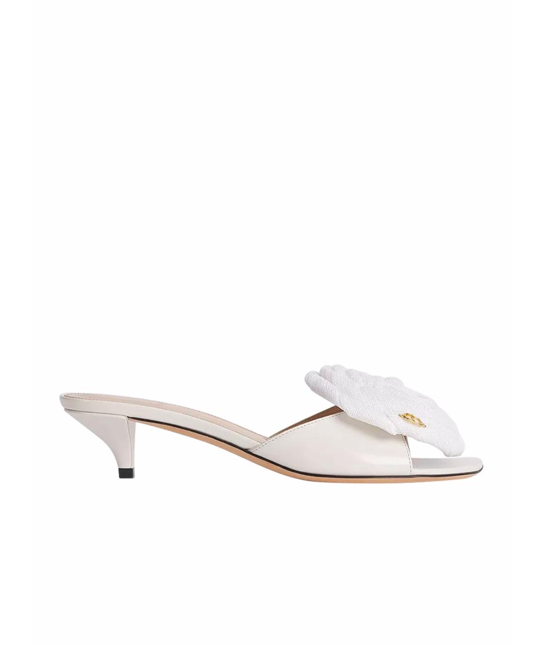 CHRISTIAN DIOR Белые сандалии, фото 4