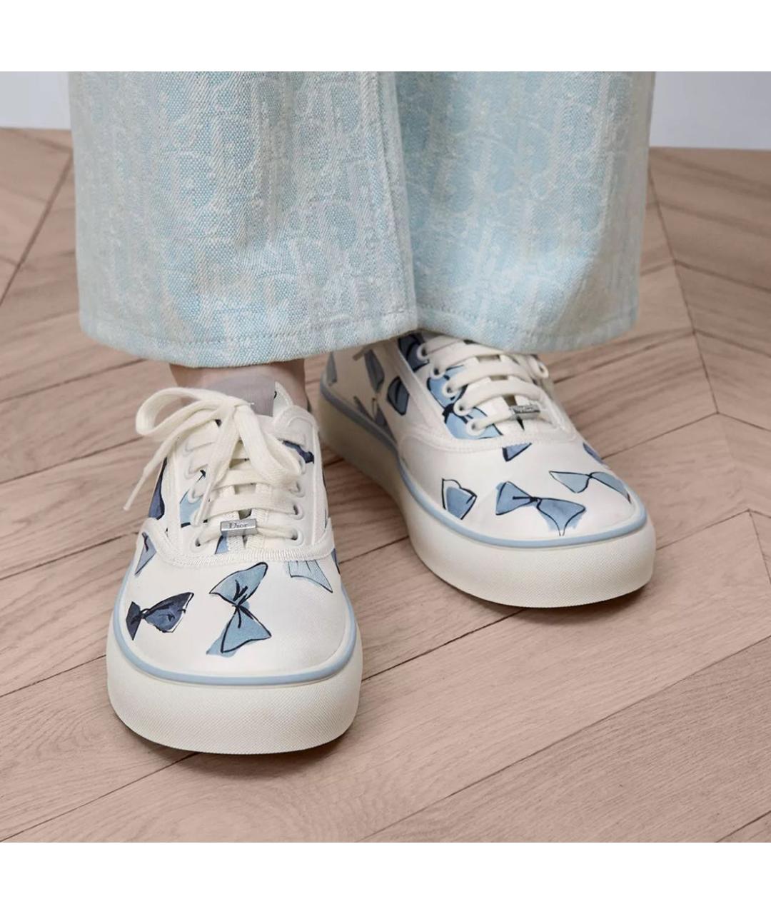 CHRISTIAN DIOR Голубые кеды, фото 3