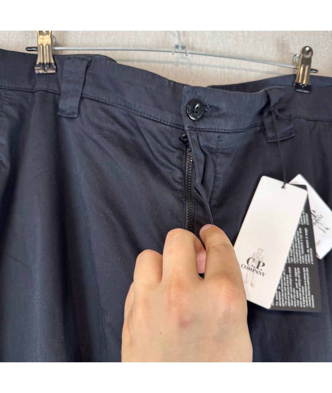 CP COMPANY Темно-синие хлопковые повседневные брюки, фото 3