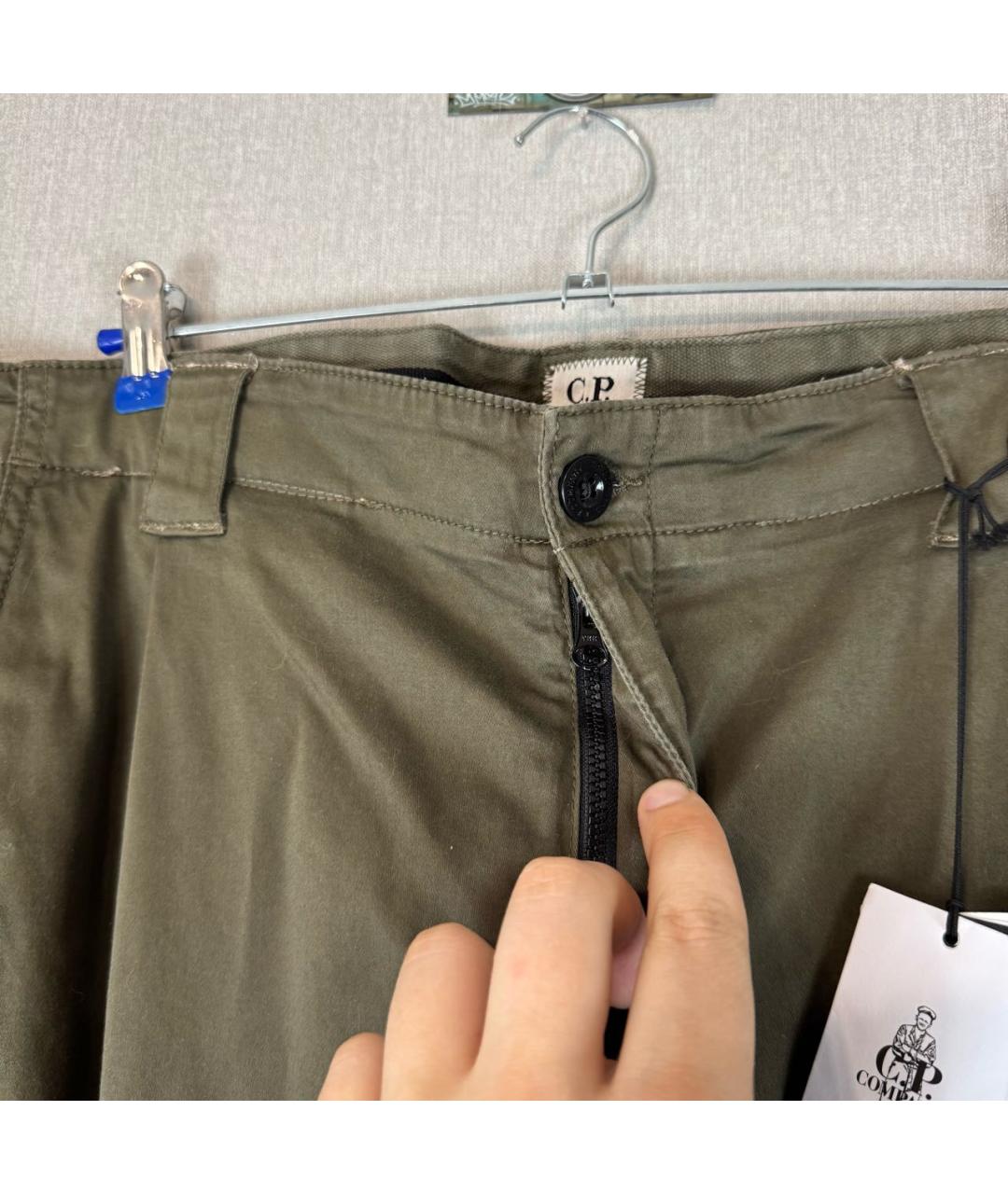 CP COMPANY Хаки хлопковые повседневные брюки, фото 4