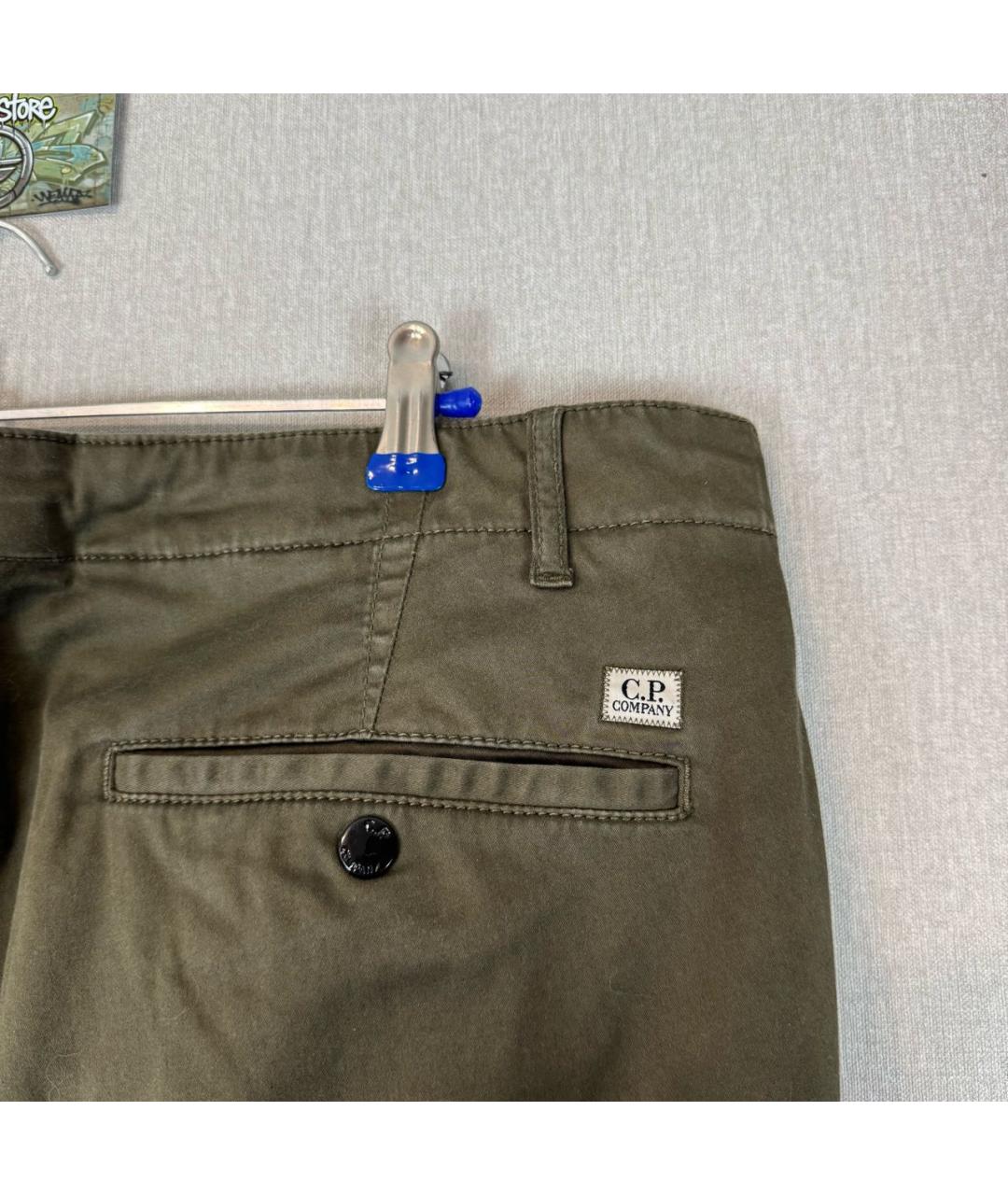 CP COMPANY Хаки хлопковые повседневные брюки, фото 6