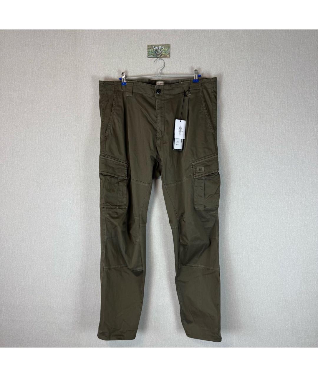 CP COMPANY Хаки хлопковые повседневные брюки, фото 8