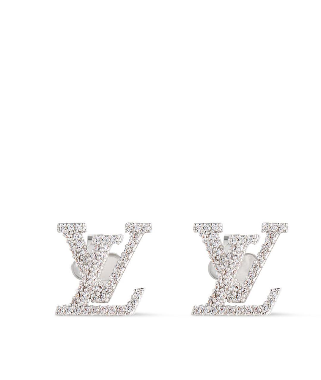 LOUIS VUITTON Серебряные металлические серьги, фото 1
