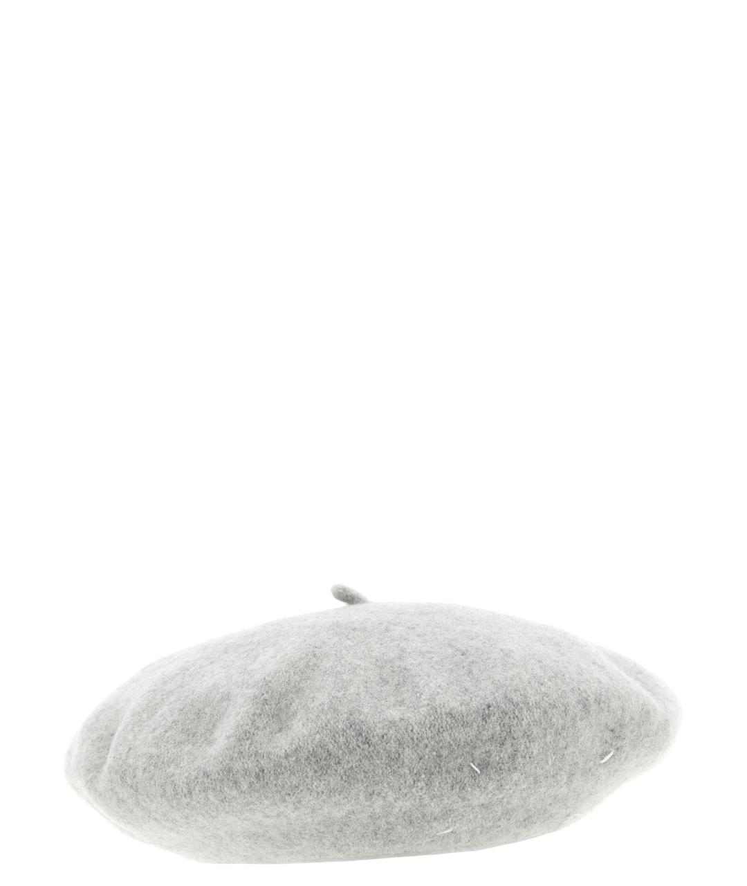 MAISON MARGIELA Серая шерстяная кепка, фото 2