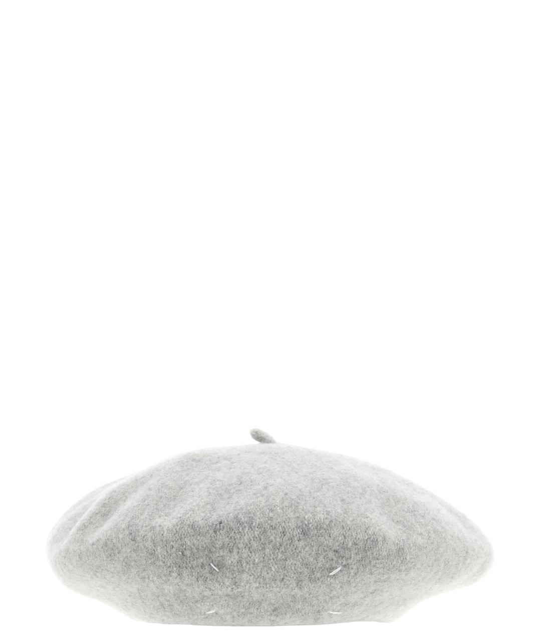 MAISON MARGIELA Серая шерстяная кепка, фото 1