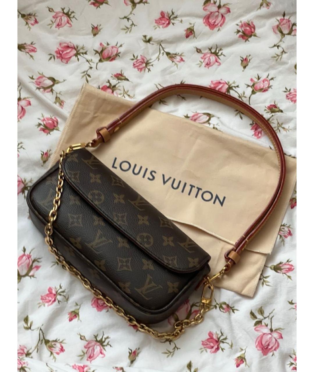LOUIS VUITTON Коричневая сумка через плечо, фото 5