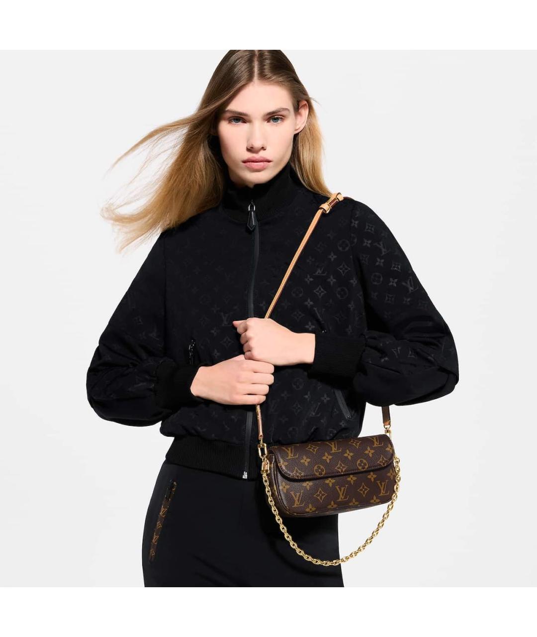 LOUIS VUITTON Коричневая сумка через плечо, фото 2
