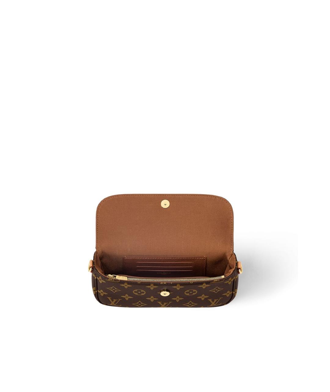 LOUIS VUITTON Коричневая сумка через плечо, фото 4