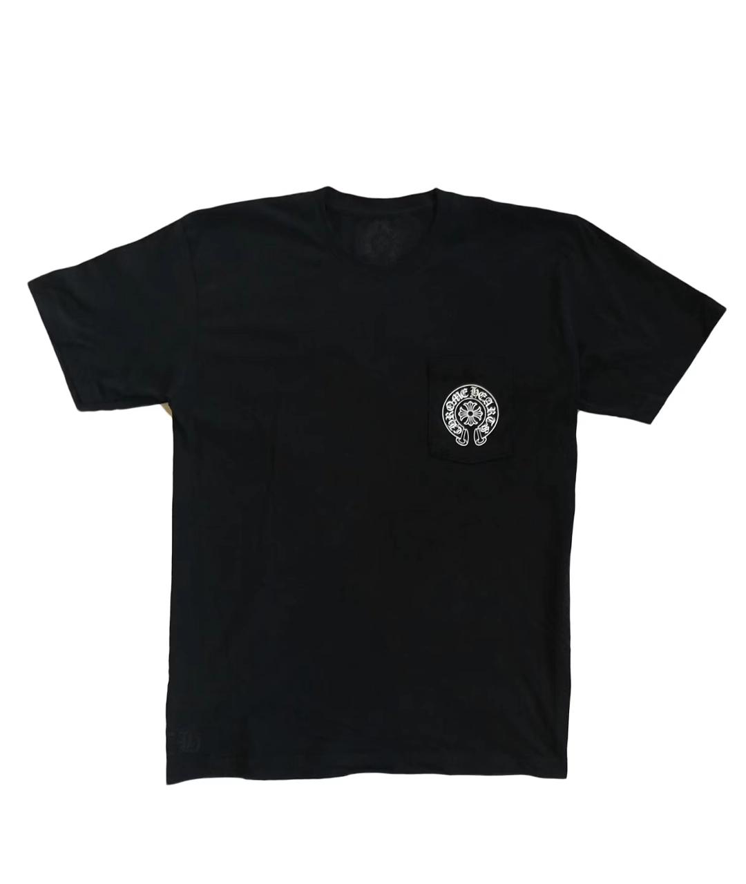 CHROME HEARTS Черная хлопковая футболка, фото 1