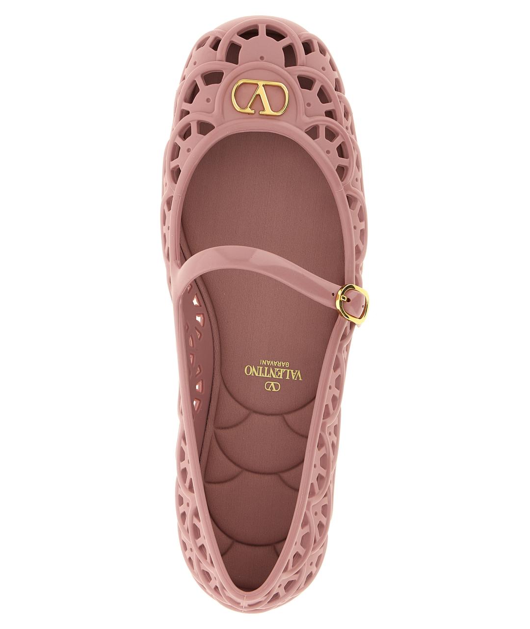 VALENTINO Розовые балетки, фото 4