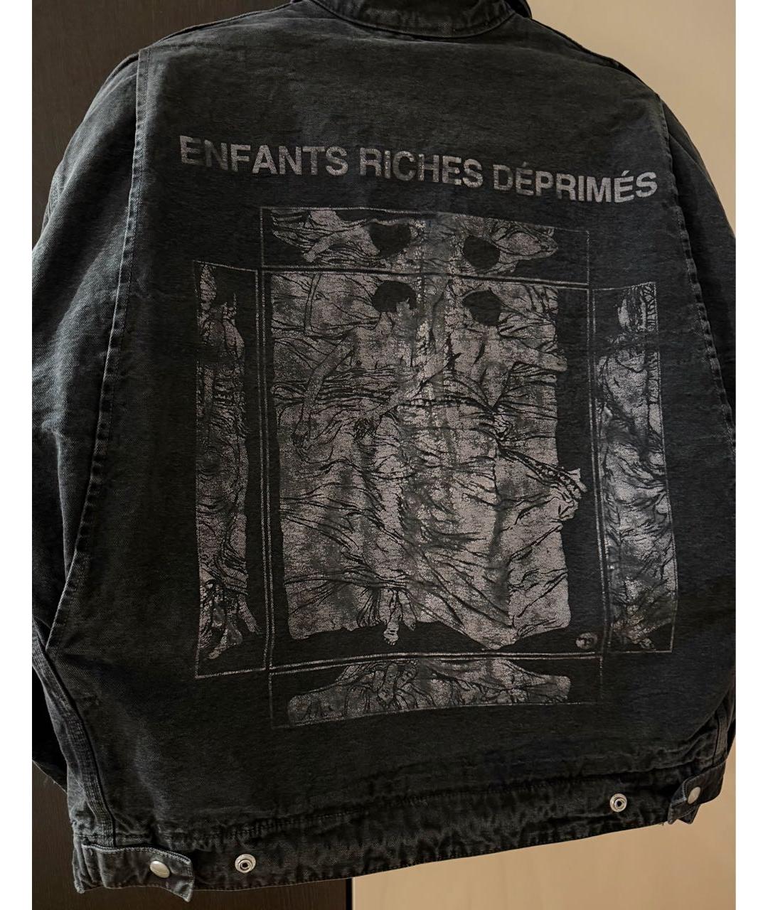 Enfants Riches Déprimés Антрацитовая деним куртка, фото 4