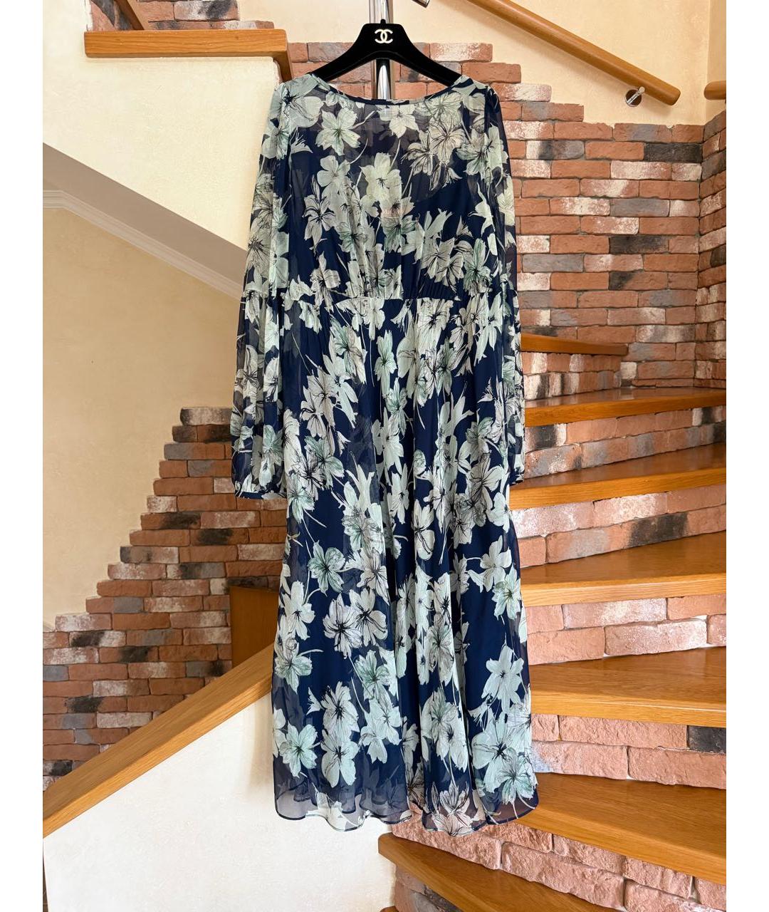 MAX MARA Темно-синее повседневное платье, фото 2