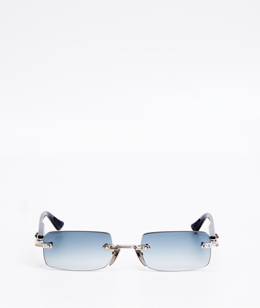 CHROME HEARTS Черные пластиковые солнцезащитные очки, фото 2