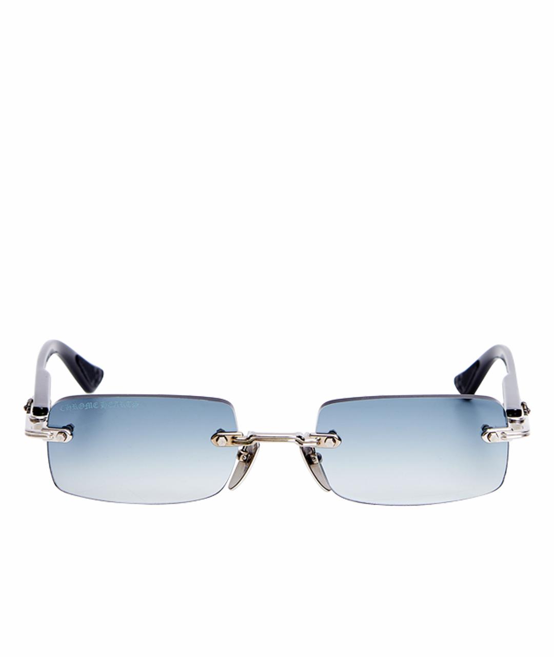 CHROME HEARTS Черные пластиковые солнцезащитные очки, фото 1