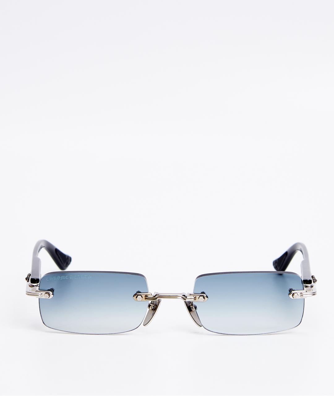 CHROME HEARTS Черные пластиковые солнцезащитные очки, фото 4