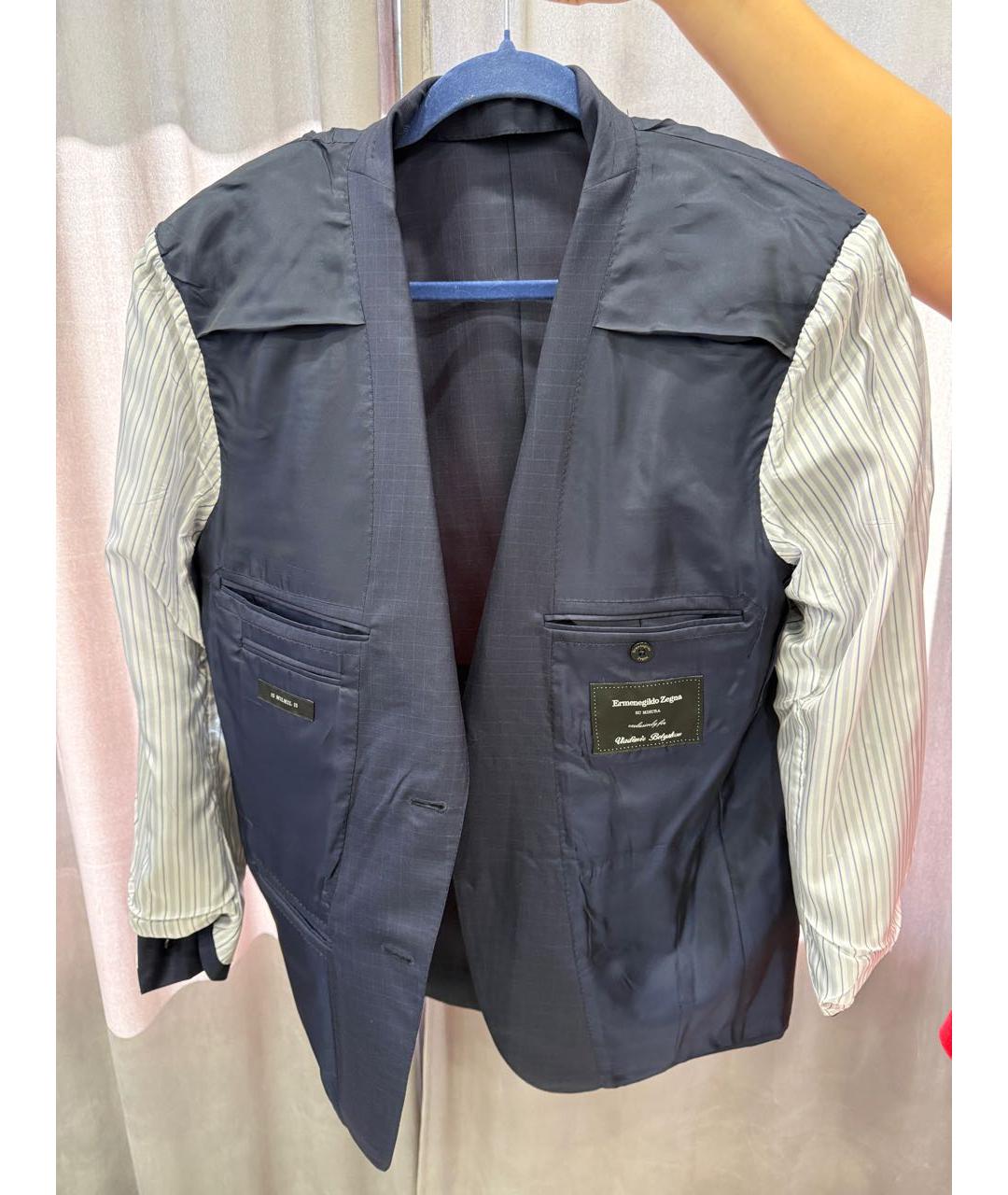 ERMENEGILDO ZEGNA XXX Темно-синий классический костюм, фото 2