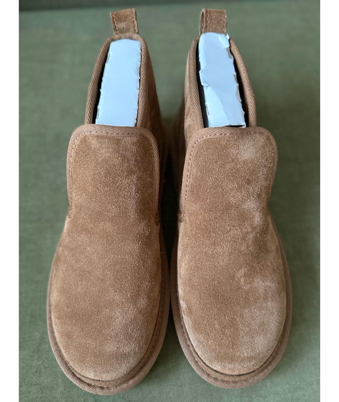 UGG Коричневые замшевые ботинки, фото 3