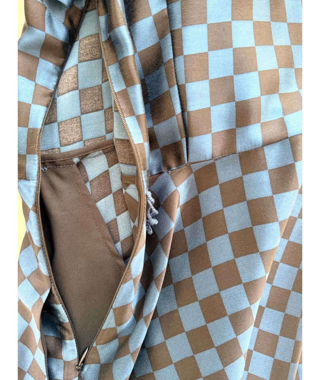 MARC BY MARC JACOBS Темно-синее шелковое коктейльное платье, фото 7