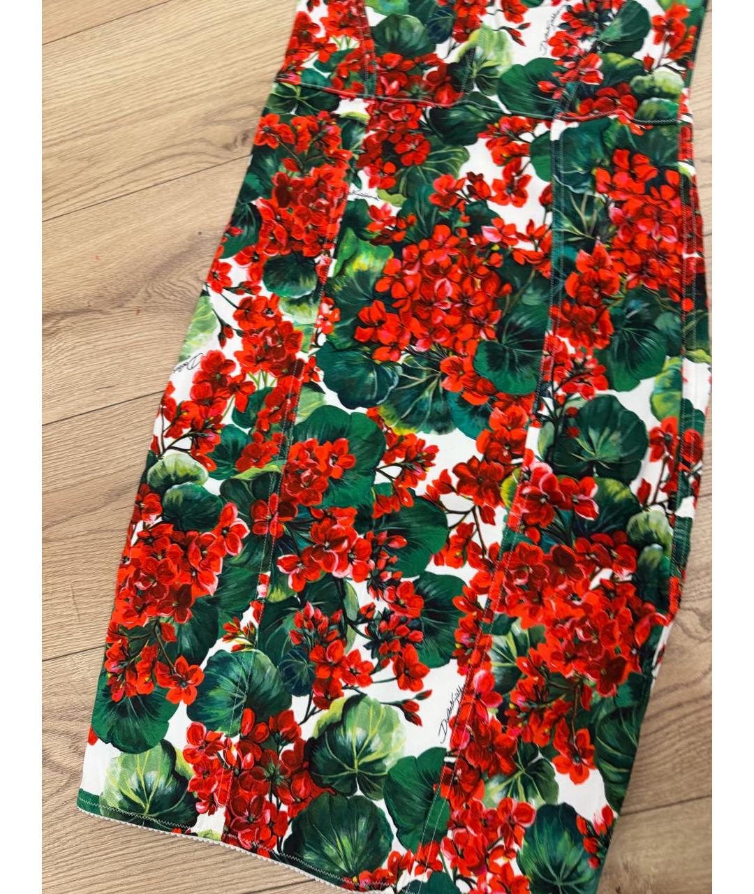 DOLCE&GABBANA Мульти вискозный сарафан, фото 8