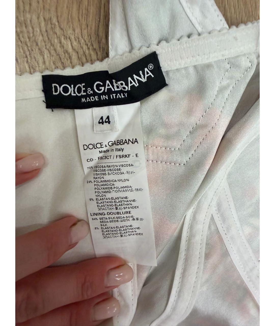 DOLCE&GABBANA Мульти вискозный сарафан, фото 4
