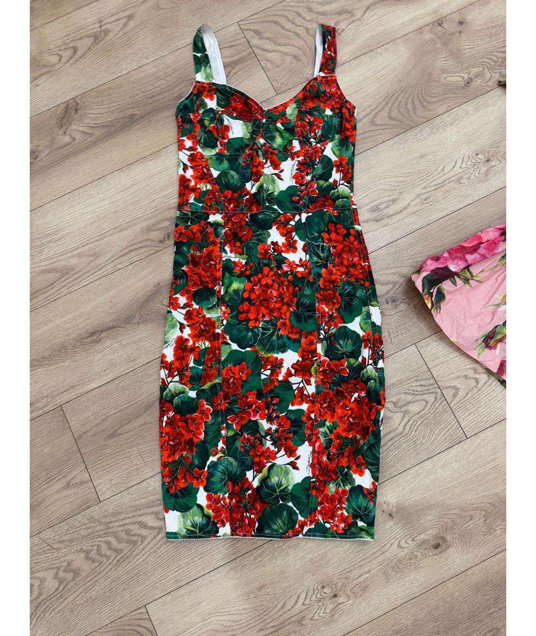 DOLCE&GABBANA Мульти вискозный сарафан, фото 9