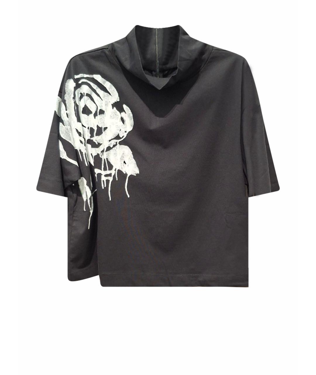 LIVIANA CONTI Черный хлопковый джемпер / свитер, фото 1