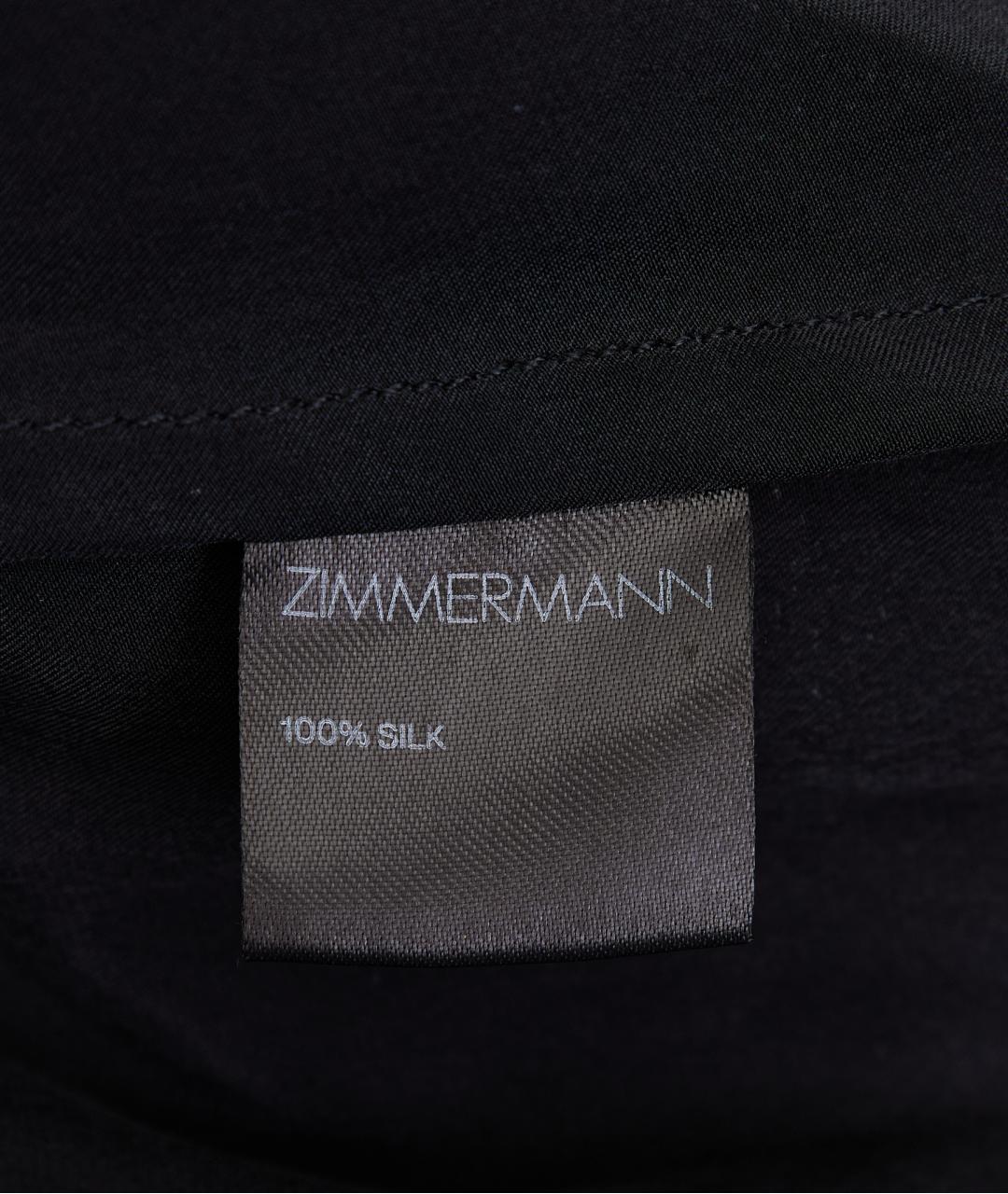 ZIMMERMANN Черный шелковый комбинезон, фото 4