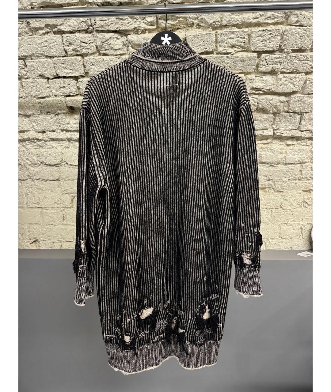 MAISON MARGIELA Антрацитовый шерстяной джемпер / свитер, фото 2