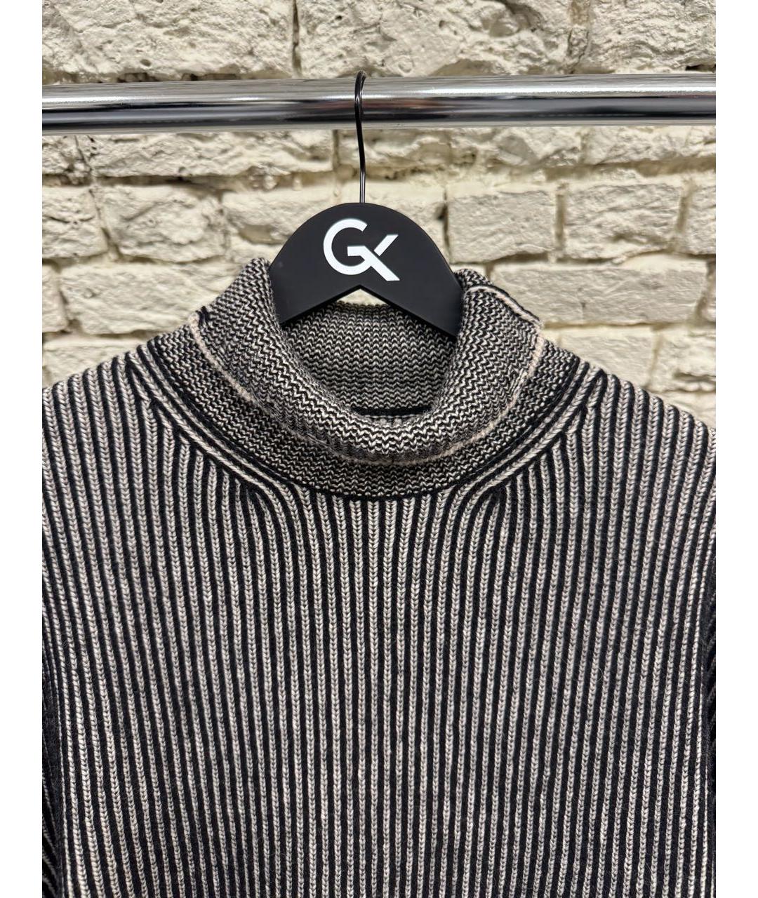 MAISON MARGIELA Антрацитовый шерстяной джемпер / свитер, фото 3