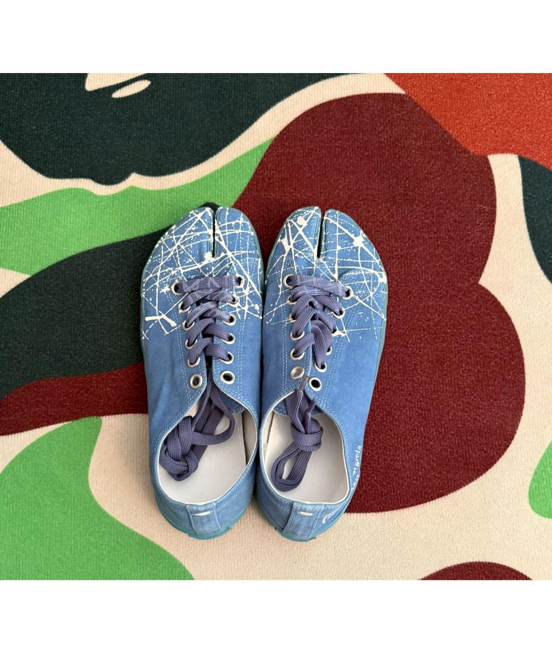 MAISON MARGIELA Синие кеды, фото 3