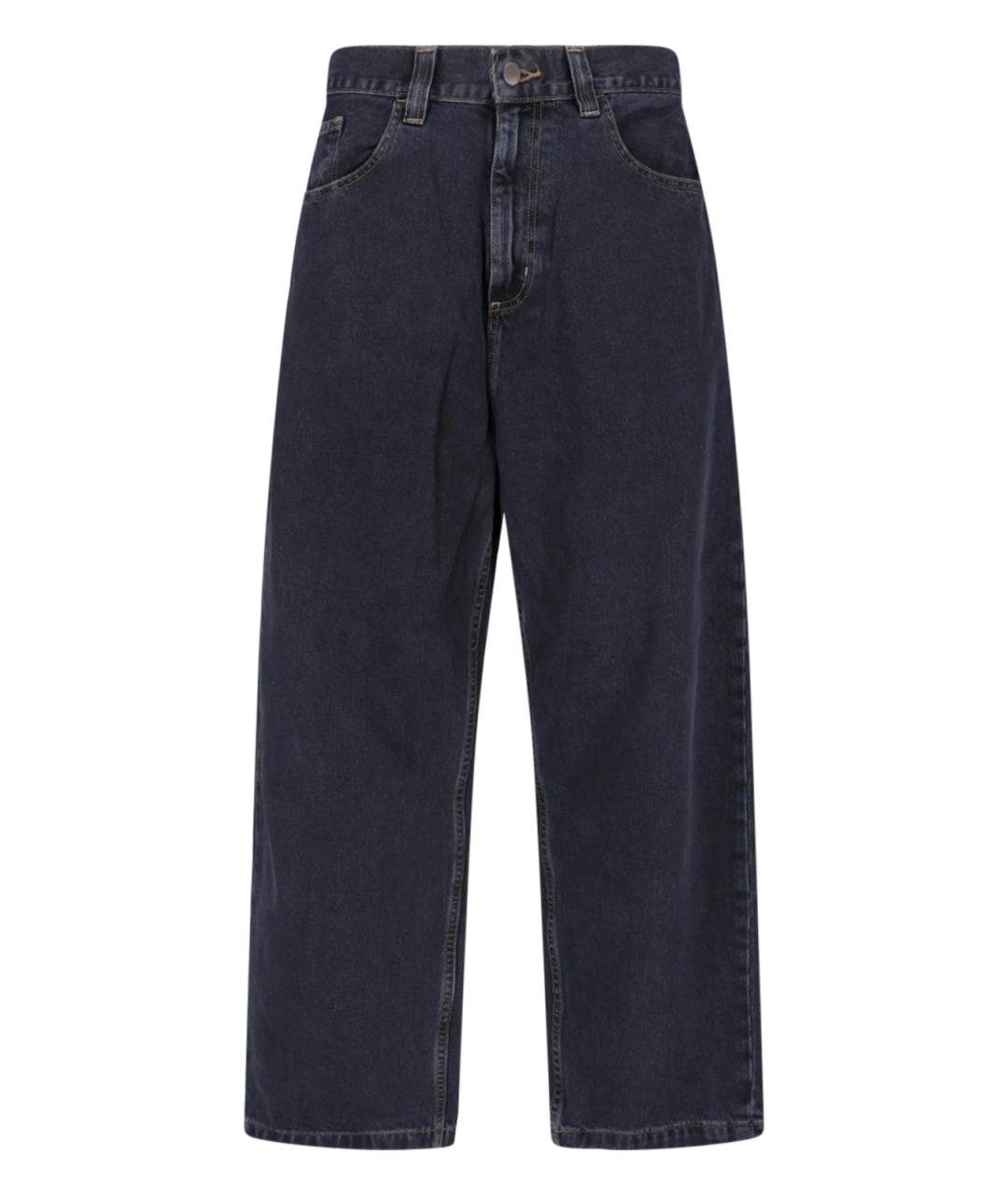 CARHARTT WIP Черные хлопковые прямые джинсы, фото 1