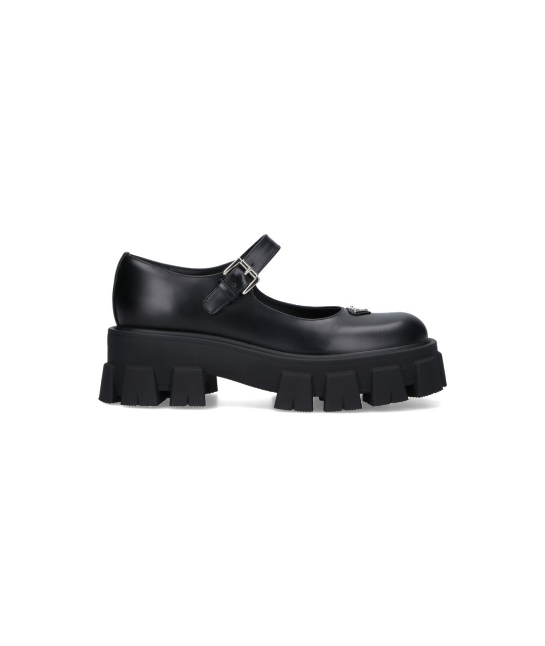PRADA Черные кожаные балетки, фото 6