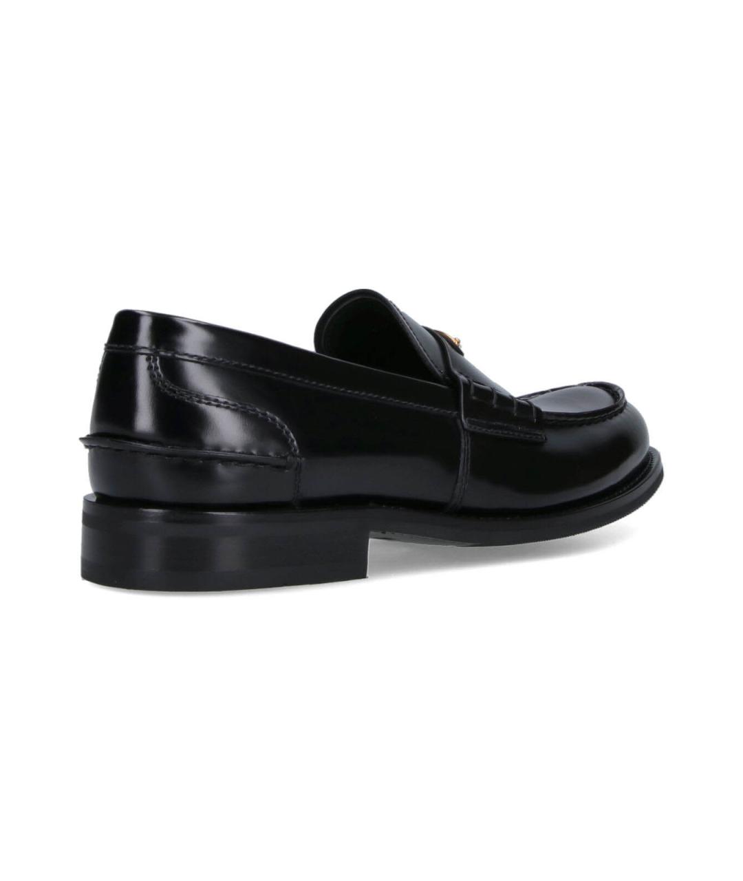 PRADA Черные кожаные лоферы, фото 4