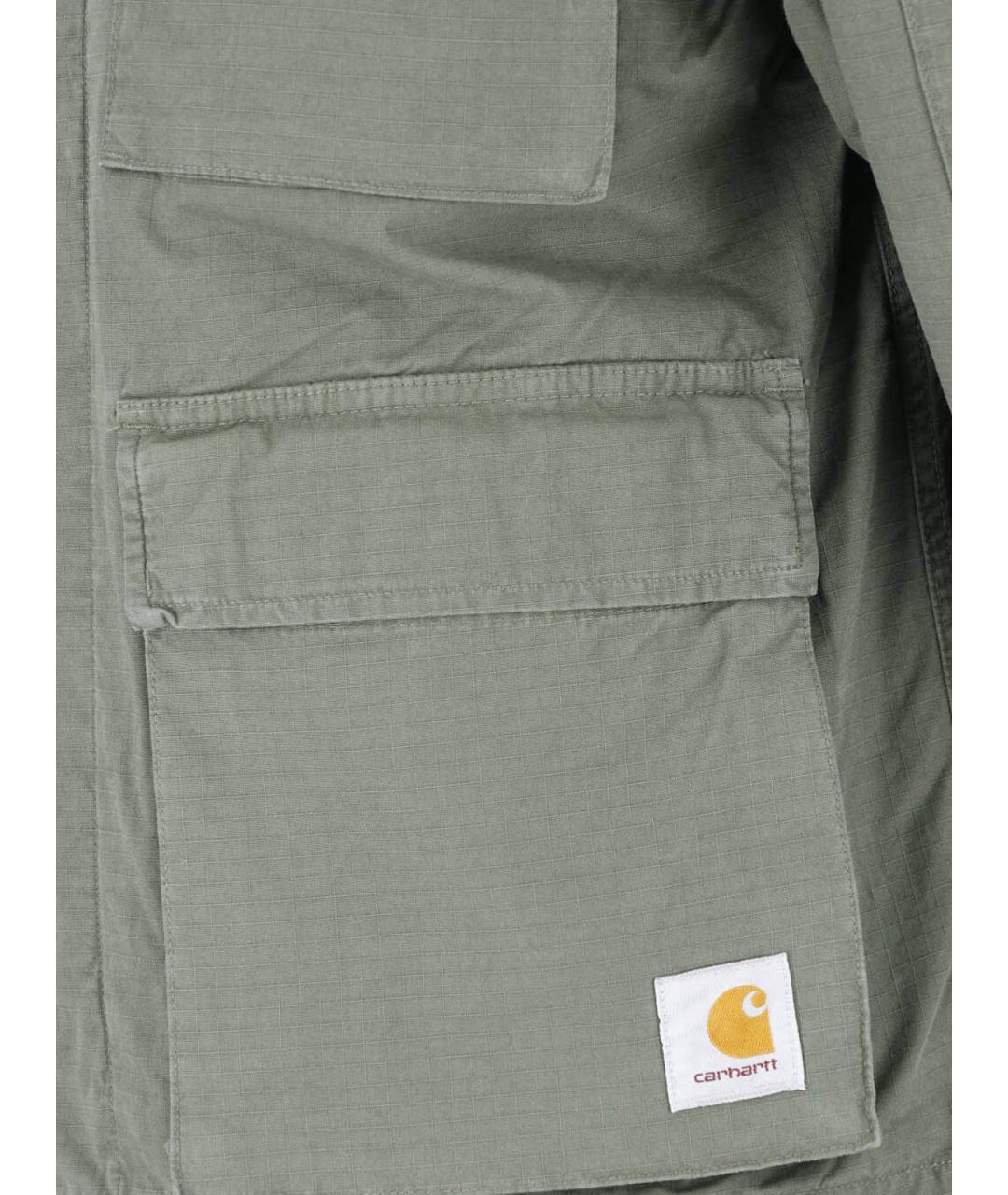 CARHARTT WIP Зеленая хлопковая куртка, фото 4