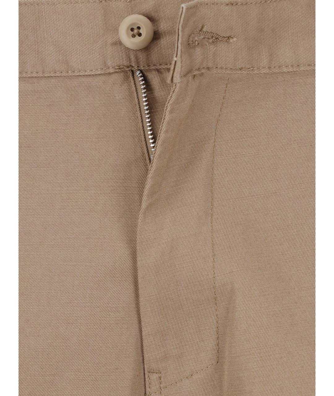 CARHARTT WIP Бежевые хлопковые повседневные брюки, фото 5