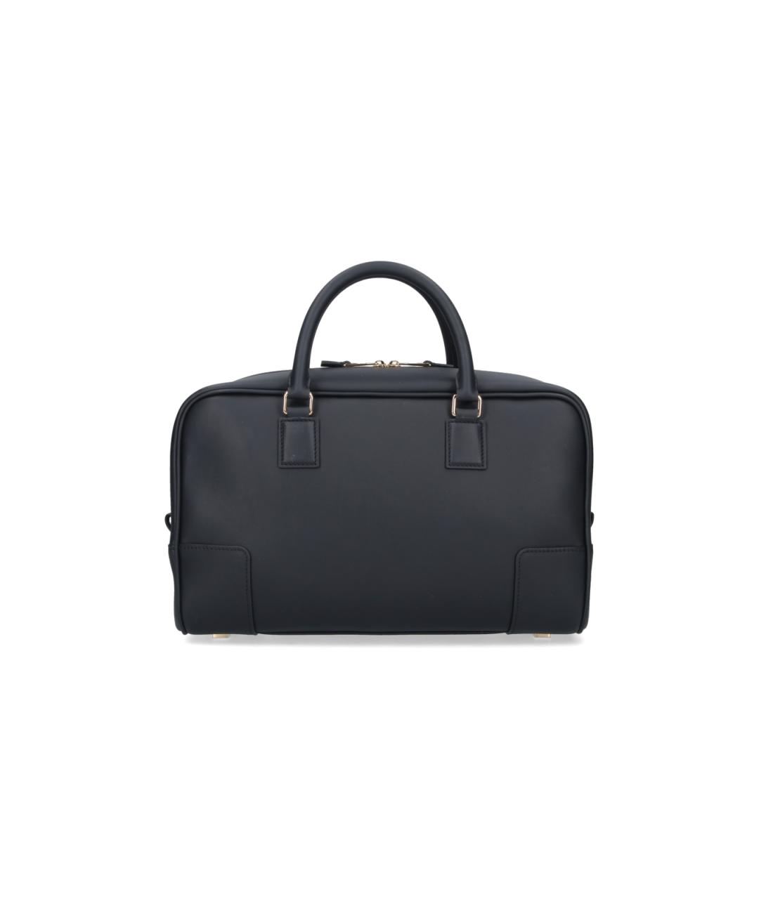 LOEWE Черная кожаная сумка тоут, фото 3