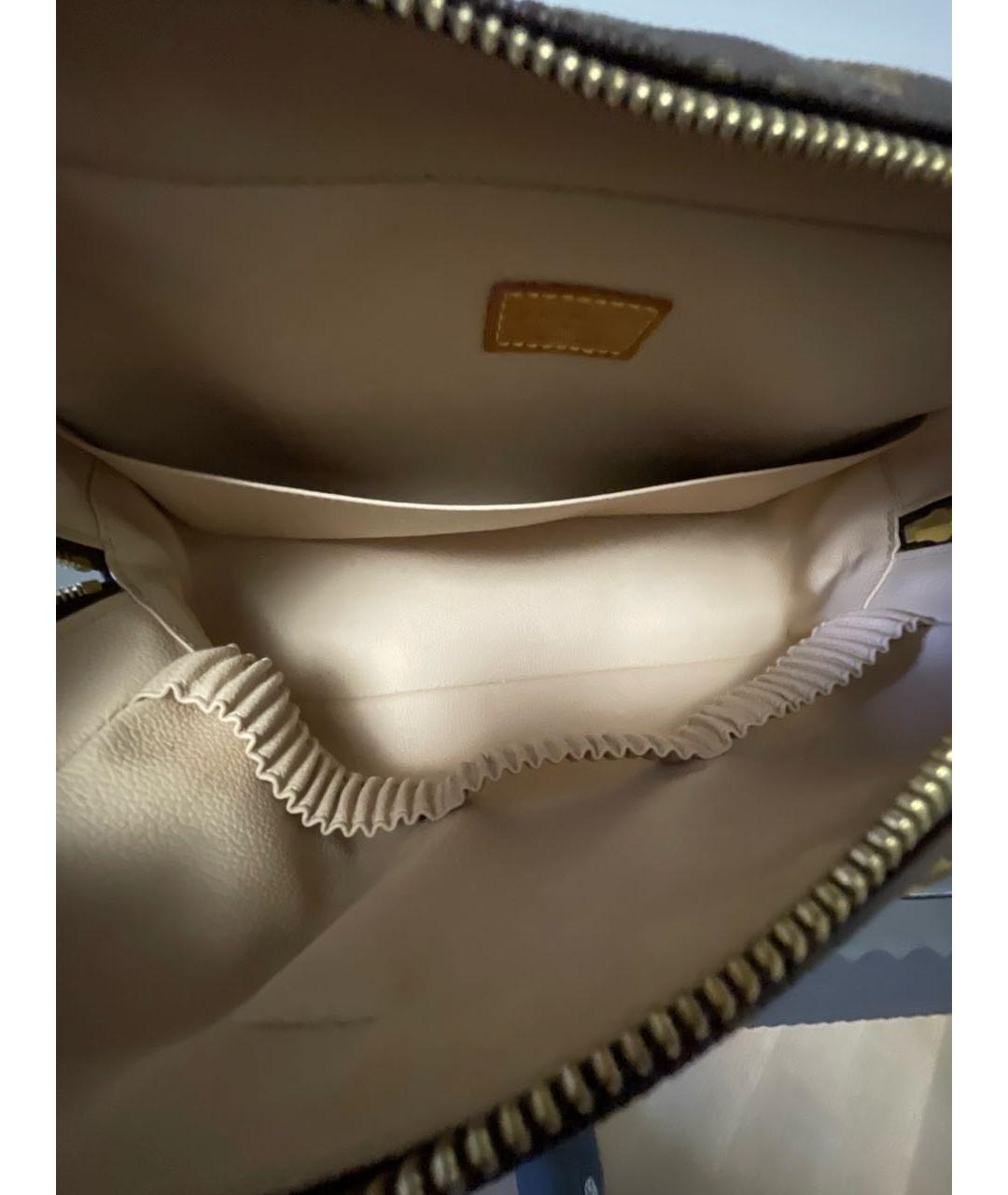 LOUIS VUITTON Коричневая косметичка, фото 3